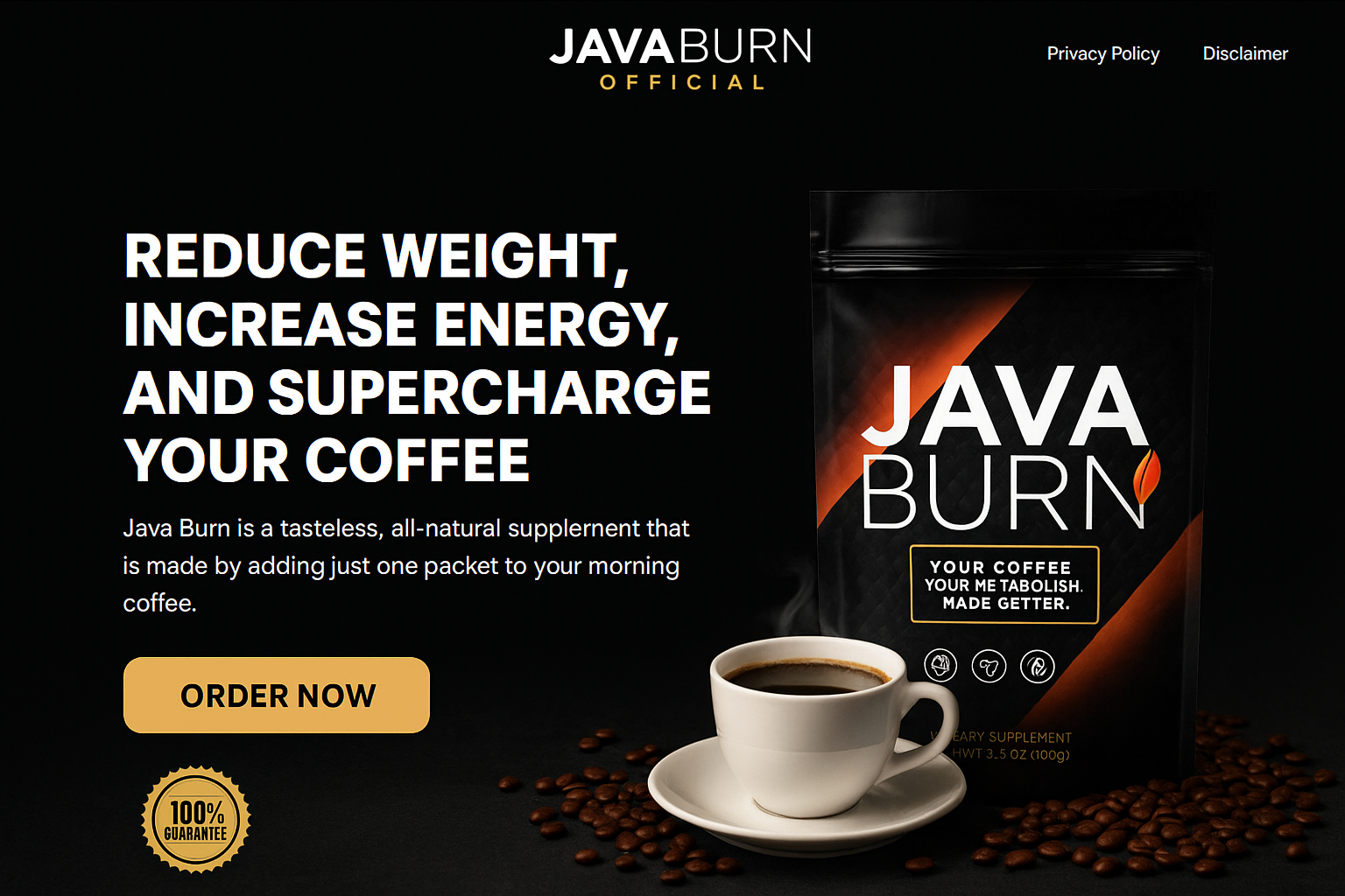 Java Burn secondary